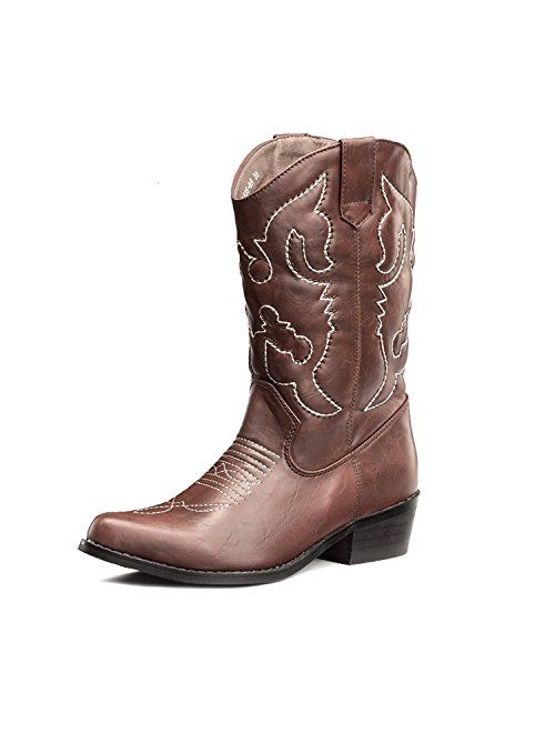 SheSole Women's Winter Western Cowgirl Cowboy Boots