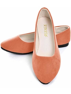 Dear Time Women Flat Shoes Comfortable Slip on Pointed Toe Ballet Flats