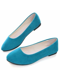 Dear Time Women Flat Shoes Comfortable Slip on Pointed Toe Ballet Flats