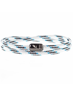 Wind Passion Durable Rope Cord Cuff Bracelet with Magnetic Clasp for Men Women