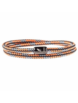 Wind Passion Durable Rope Cord Cuff Bracelet with Magnetic Clasp for Men Women
