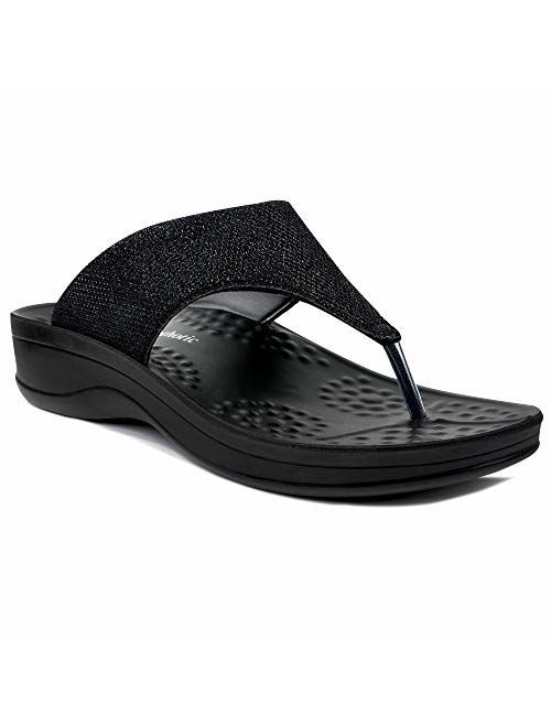 AEROTHOTIC Comfortable Orthopedic Arch Support Flip Flops and Sandals for Women