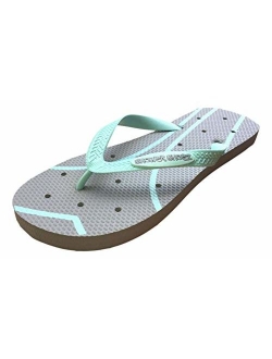 Shower Shoez Women's Non-Slip Pool Dorm Water Sandals Flip Flops