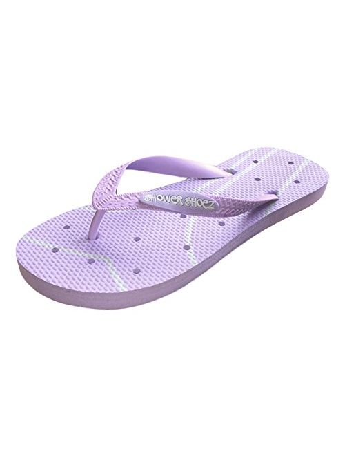 Shower Shoez Women's Non-Slip Pool Dorm Water Sandals Flip Flops