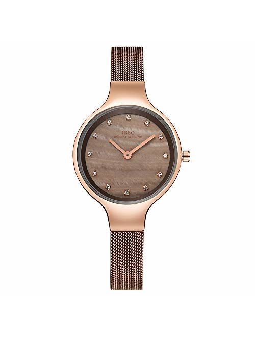 Women Watches Leather Strap Round Case Analog Fashion Ladies Watch Wrist Watches