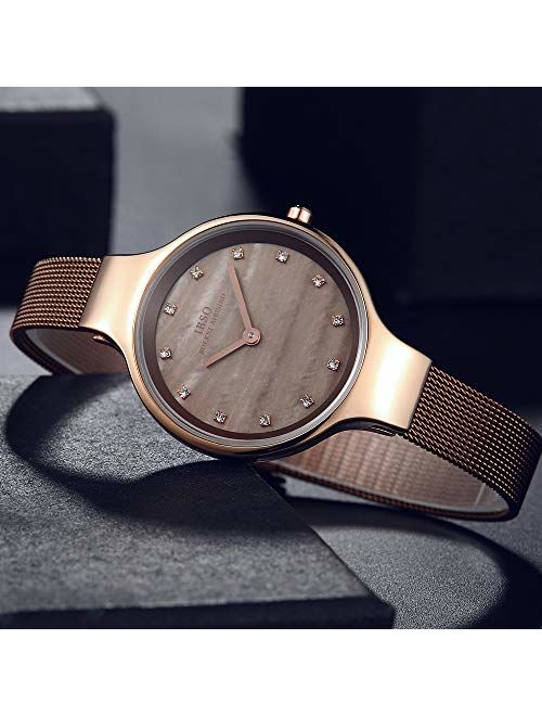 Women Watches Leather Strap Round Case Analog Fashion Ladies Watch Wrist Watches