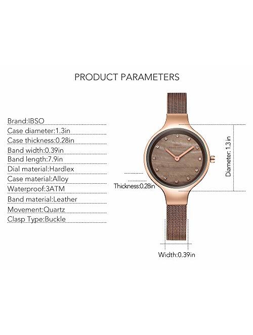 Women Watches Leather Strap Round Case Analog Fashion Ladies Watch Wrist Watches