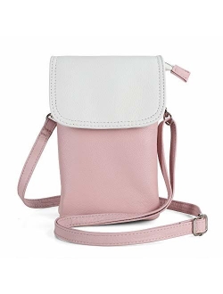 befen Cell Phone Crossbody Wallet Purse, Women Small Leather Crossbody Bag