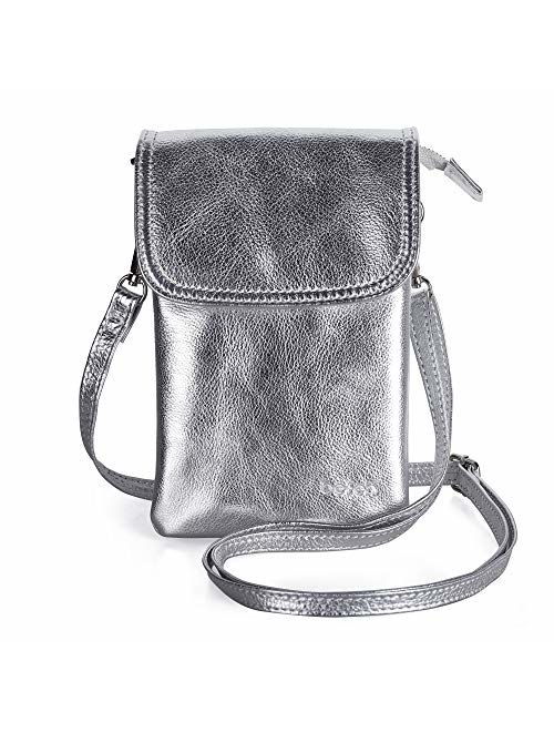 befen Cell Phone Crossbody Wallet Purse, Women Small Leather Crossbody Bag