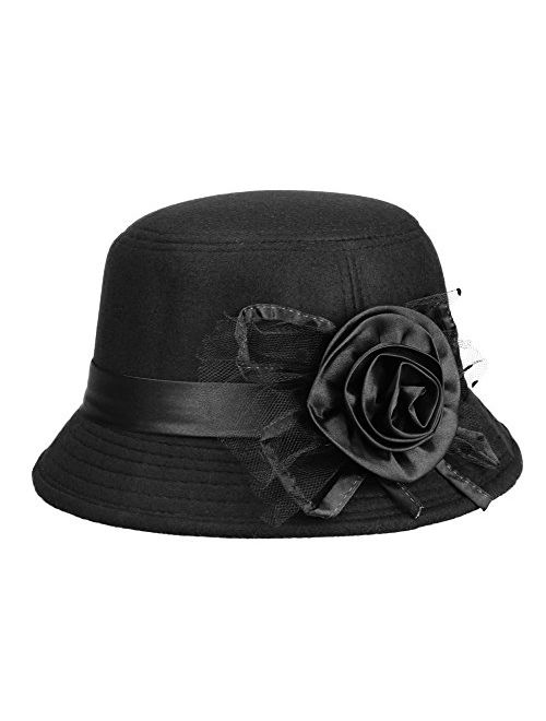 IL Caldo Women's Retro Winter hat Fascinators