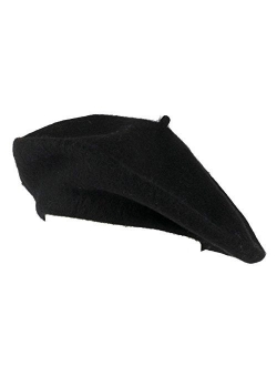 Hat To Socks Wool Blend French Beret for Men and Women in Plain Colours