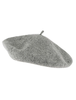 Hat To Socks Wool Blend French Beret for Men and Women in Plain Colours