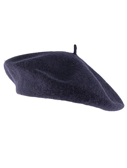 Hat To Socks Wool Blend French Beret for Men and Women in Plain Colours