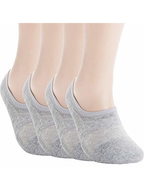 Pro Mountain No Show Socks - Athletic Cushion Cotton Sport Footies For Women Men