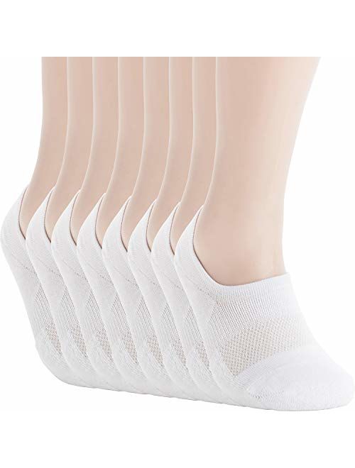 Pro Mountain No Show Socks - Athletic Cushion Cotton Sport Footies For Women Men