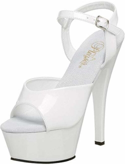 Pleaser Women's Kiss-209 Sandal