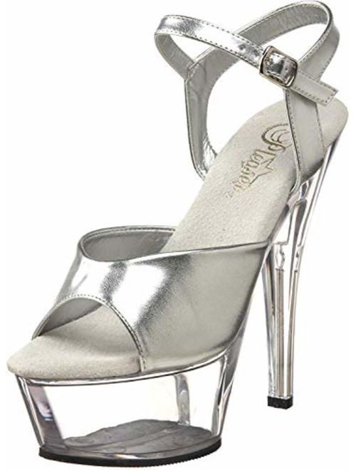 Pleaser Women's Kiss-209 Sandal