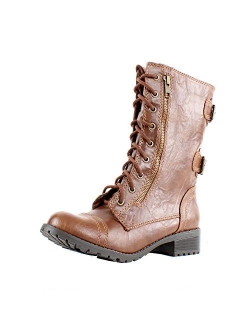 Dome Mid Calf Height Women's Military/Combat Boots