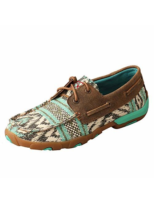 Twisted X Women's Boat Shoe Driving Moc