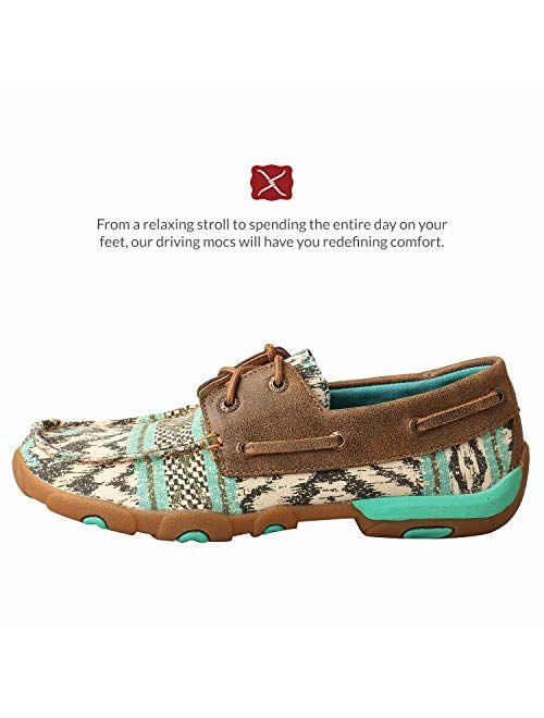 Twisted X Women's Boat Shoe Driving Moc