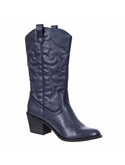 Charles Albert Women's Embroidered Modern Western Cowboy Boot