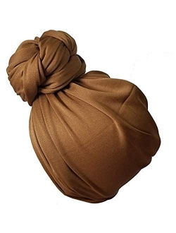 Stretch Head Wrap Scarf Head Wrap for women Turban Wrap Stretch Jersey Long Turban Head Wrap Tie 1 or 2