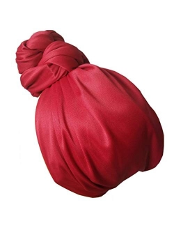 Stretch Head Wrap Scarf Head Wrap for women Turban Wrap Stretch Jersey Long Turban Head Wrap Tie 1 or 2