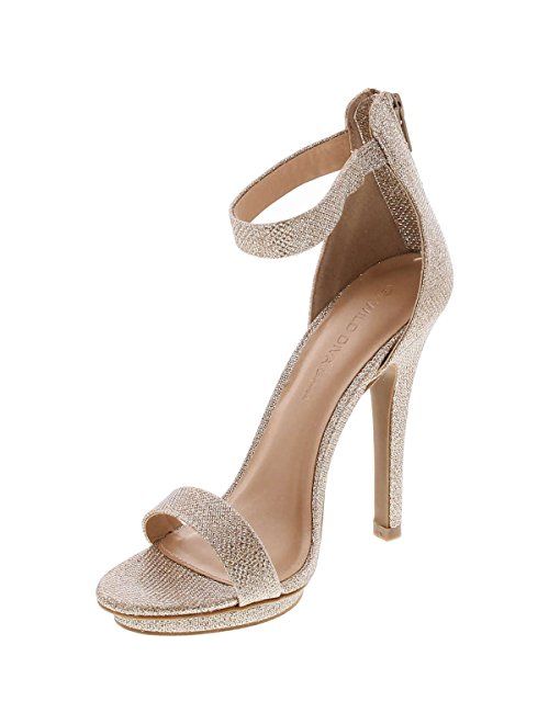 Wild Diva Amy-01 Womens Open Toe Ankle Strap High Stiletto Heel Platform Pump Sandal