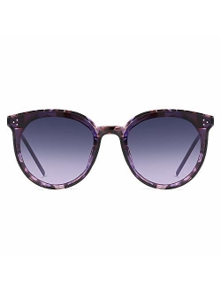 Classic Retro Round Oversized Sunglasses for Women with Rivets DOLPHIN SJ2068