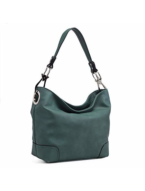 MKF Collection Mia K Collection Hobo Bag for Women - PU Leather Handbag - Womens Shoulder Bag Top Handle Fashion Pocketbook Purse