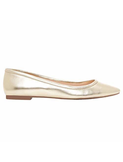 Rohb by Joyce Azria Corsica Round Toe Ballerina Flat