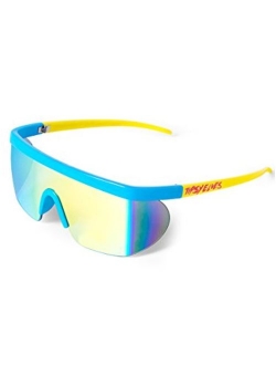 Unisex Performance Sport Style Retro Mirrored Sunglasses