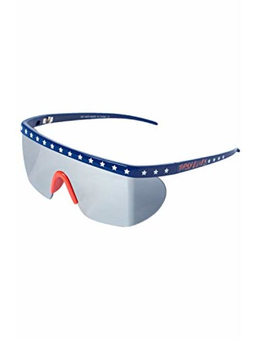 Tipsy Elves Unisex Performance Sport Style Retro Mirrored Sunglasses