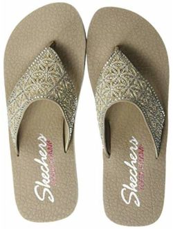 Women's Vinyasa-Glass Star-Laser Cut Rhinestone Flip Flop