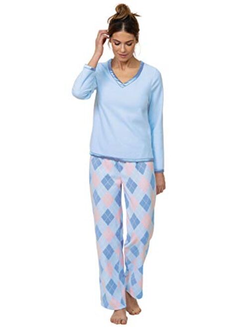 PajamaGram Fleece Pajamas Women Soft - Winter Pajamas for Women