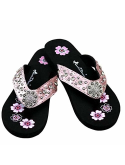 Women's Hand Beaded Flip Flop Sandals