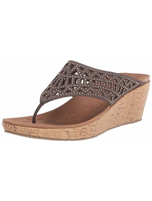 Skechers Women's Thong Wedge Sandal