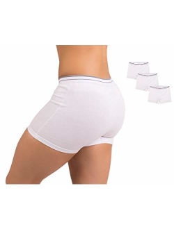 EVARI Women's Boyshort Panties Comfortable Cotton Underwear Pack of 5 OR Pack of 2 OR Pack of 3