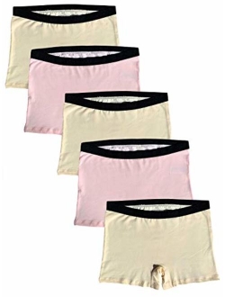 EVARI Women's Boyshort Panties Comfortable Cotton Underwear Pack of 5 OR Pack of 2 OR Pack of 3