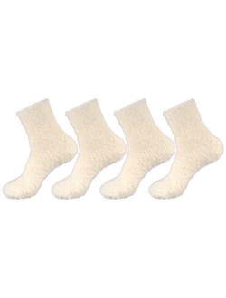 Women's Fuzzy Socks - Multiple Color Options