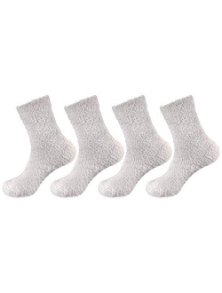 Women's Fuzzy Socks - Multiple Color Options