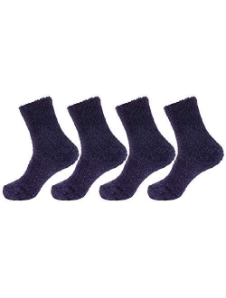 Women's Fuzzy Socks - Multiple Color Options