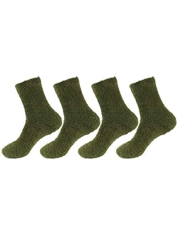 Women's Fuzzy Socks - Multiple Color Options