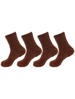 Women's Fuzzy Socks - Multiple Color Options