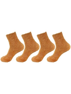 Women's Fuzzy Socks - Multiple Color Options