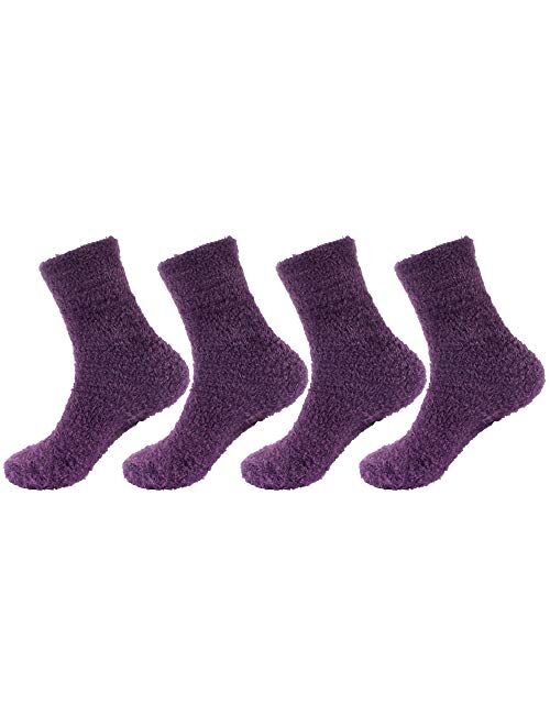 Women's Fuzzy Socks - Multiple Color Options