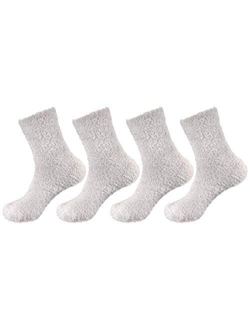 Women's Fuzzy Socks - Multiple Color Options