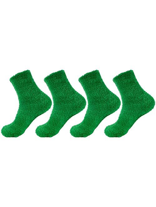 Women's Fuzzy Socks - Multiple Color Options