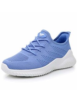 JARLIF Women's Memory Foam Slip On Walking Tennis Shoes Lightweight Gym Jogging Sports Athletic Running Sneakers US5.5-10