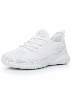 JARLIF Women's Memory Foam Slip On Walking Tennis Shoes Lightweight Gym Jogging Sports Athletic Running Sneakers US5.5-10